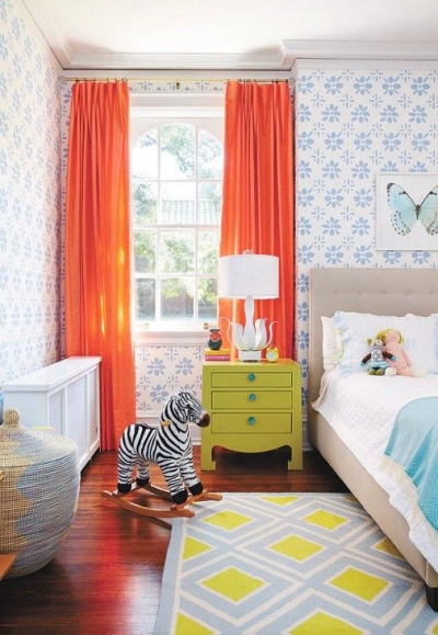 Drapes in Nursery