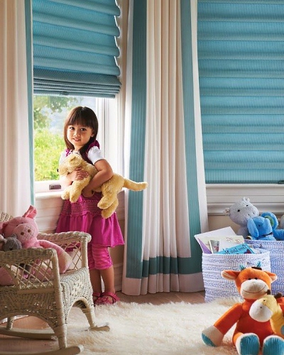 Drapes in Nursery