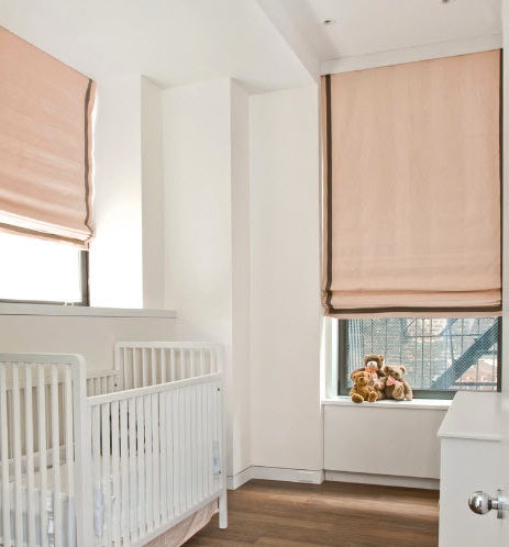 Drapes in Nursery