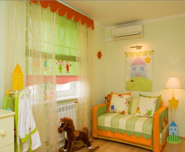 Drapes in Nursery