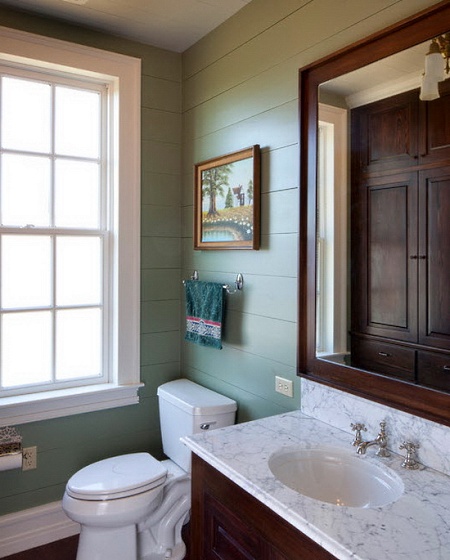 Plastic coating for bathroom