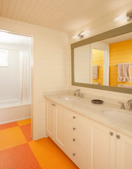 Plastic coating for bathroom
