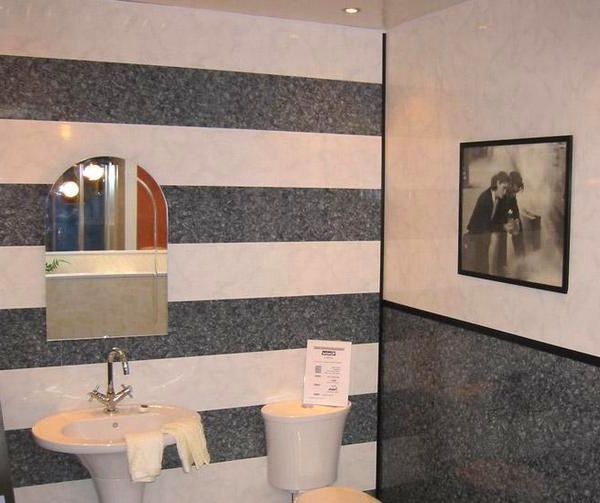 Plastic coating for bathroom