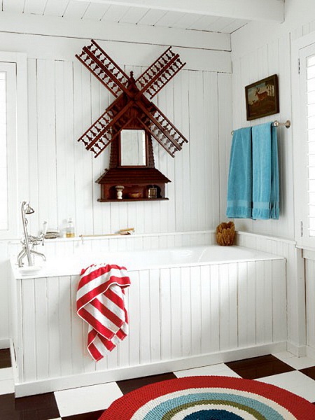 Plastic coating for bathroom