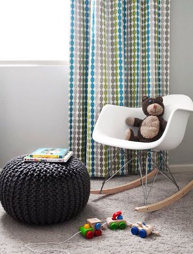 Drapes in Nursery