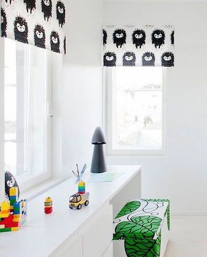 Drapes in Nursery