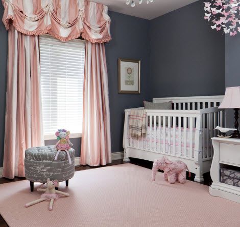 Drapes in Nursery