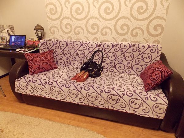 Cape on Sofa