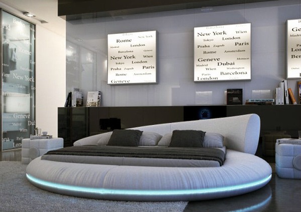 Round Bed