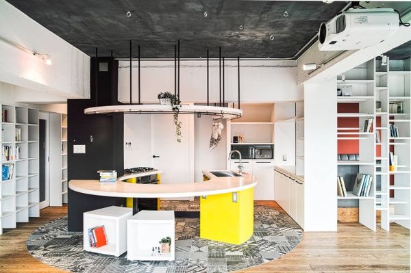 Kitchen in Loft Style