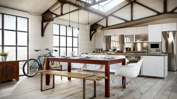 Kitchen in Loft Style