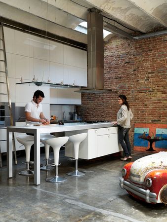 Kitchen in Loft Style