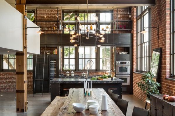 Kitchen in Loft Style