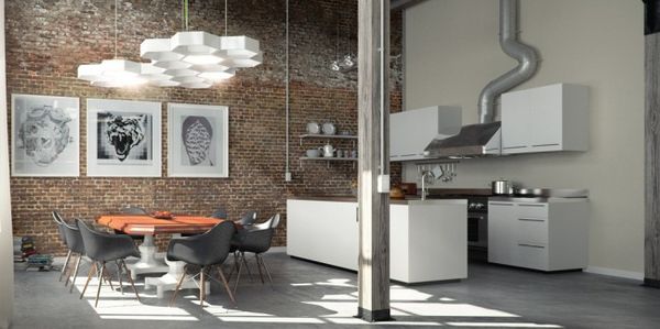 Kitchen in Loft Style