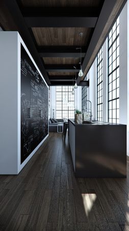 Kitchen in Loft Style