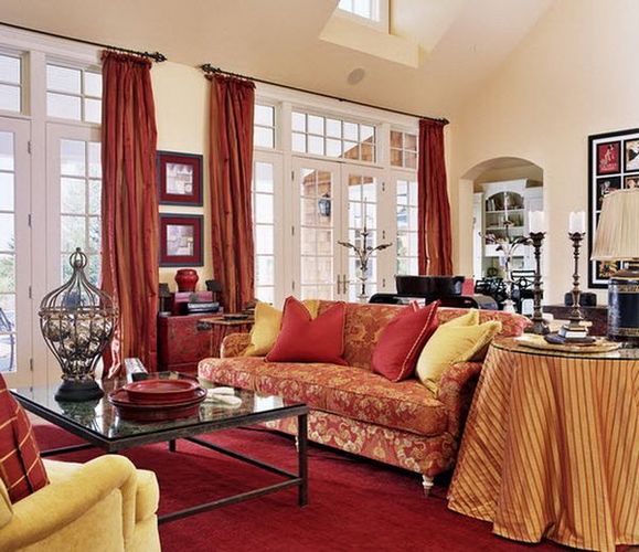 Red Drapes