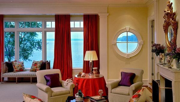 Red Drapes