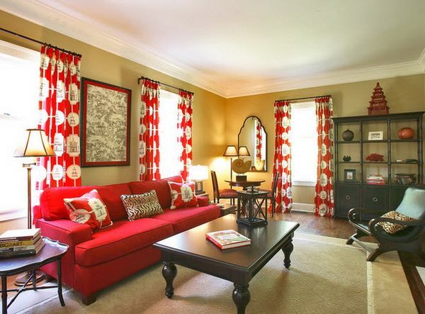 Red Drapes