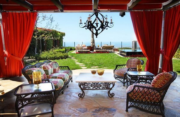 Red Drapes