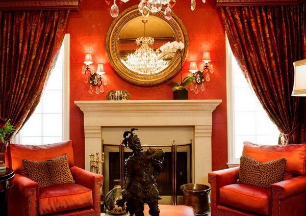 Red Drapes