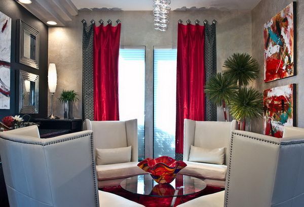 Red Drapes
