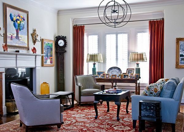 Red Drapes