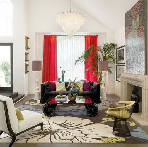 Red Drapes