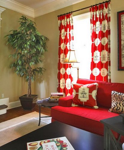 Red Drapes
