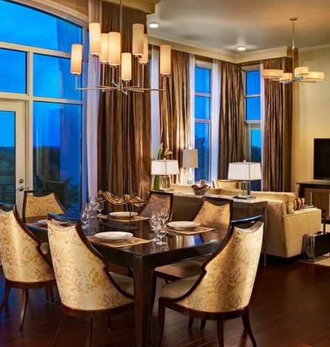 Brown Drapes