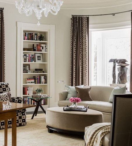 Brown Drapes
