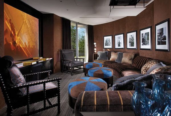 Brown Drapes