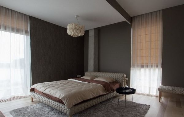 Brown Drapes