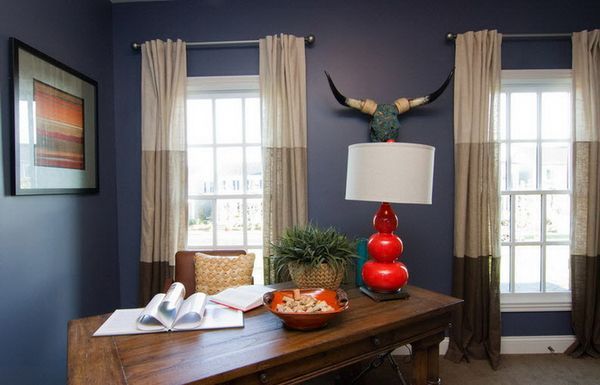 Brown Drapes