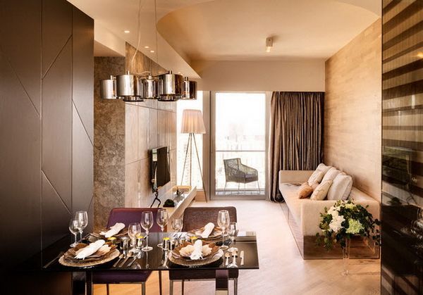 Brown Drapes