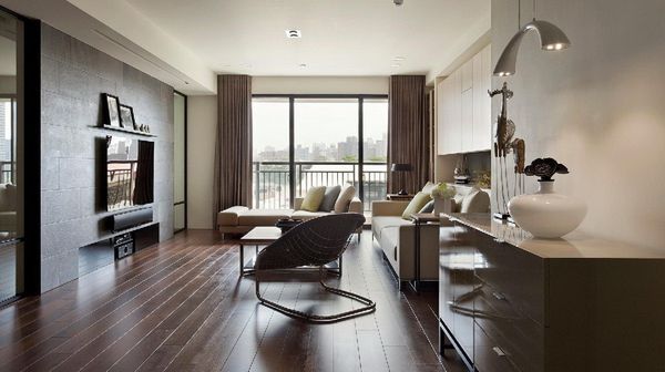Brown Drapes