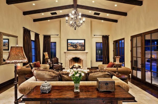 Brown Drapes