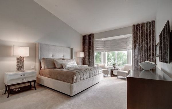 Brown Drapes