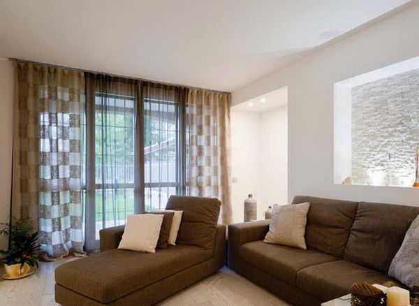 Brown Drapes
