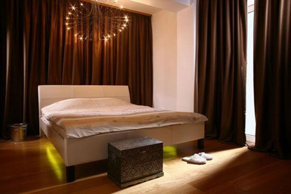 Brown Drapes
