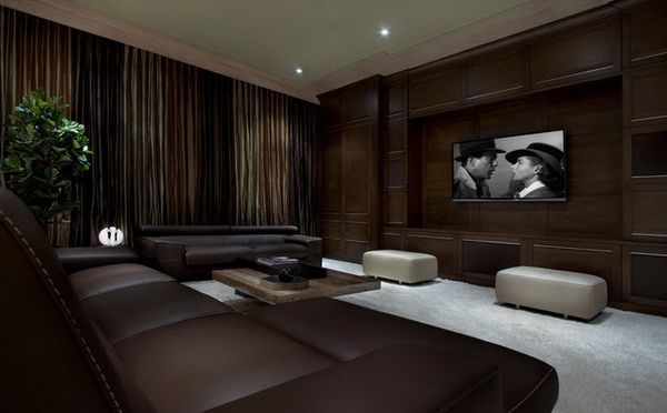 Brown Drapes