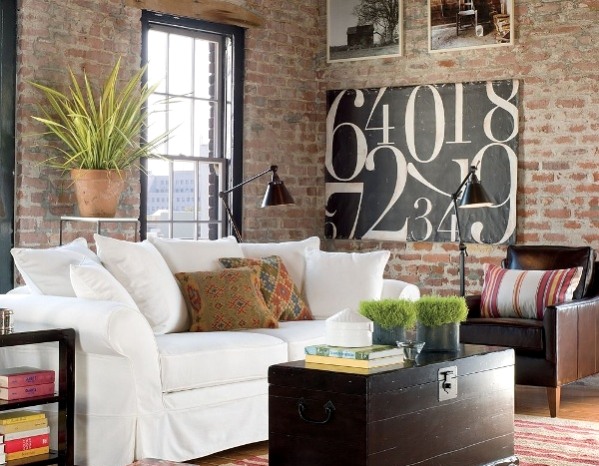 Brick wall in interior