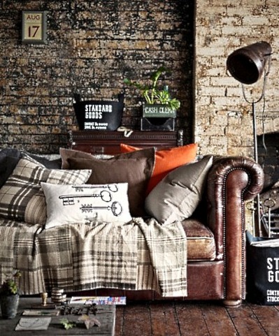 Brick wall in interior