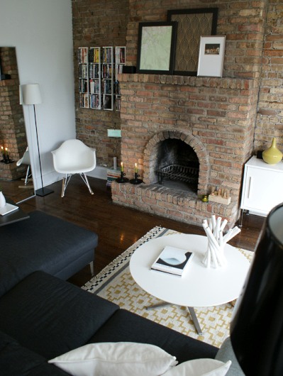 Brick wall in interior