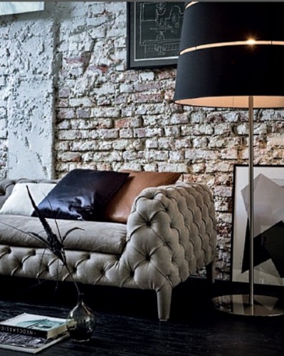 Brick wall in interior