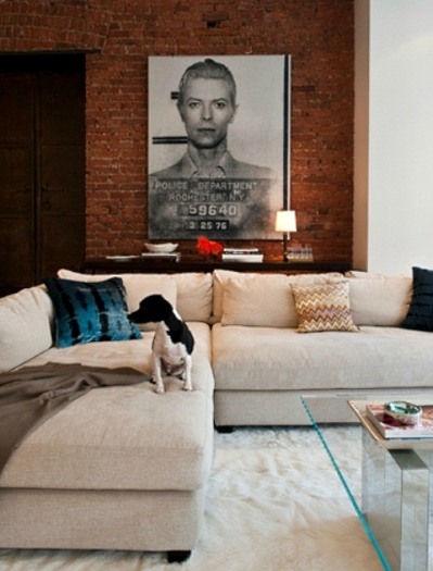 Brick wall in interior