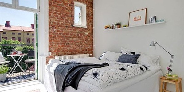 Brick wall in interior