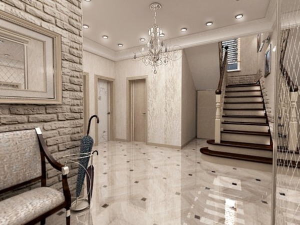 Brick wall in interior