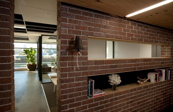 Brick wall in interior