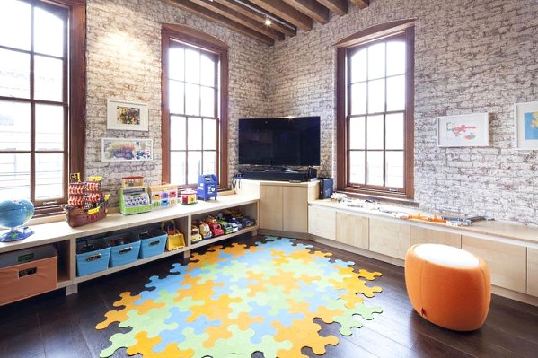 Brick wall in interior