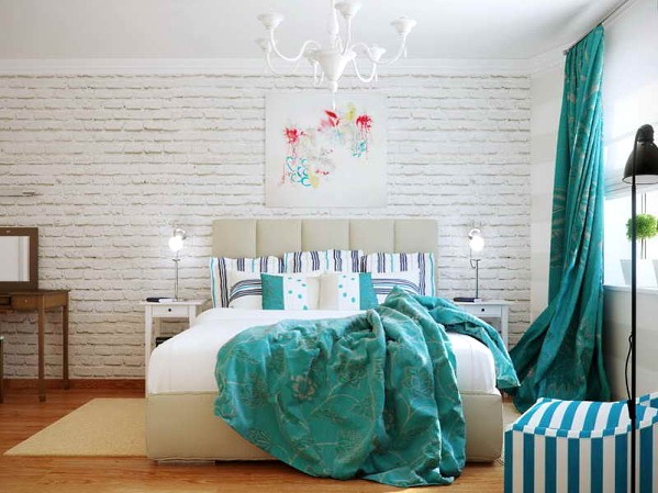Brick wall in interior